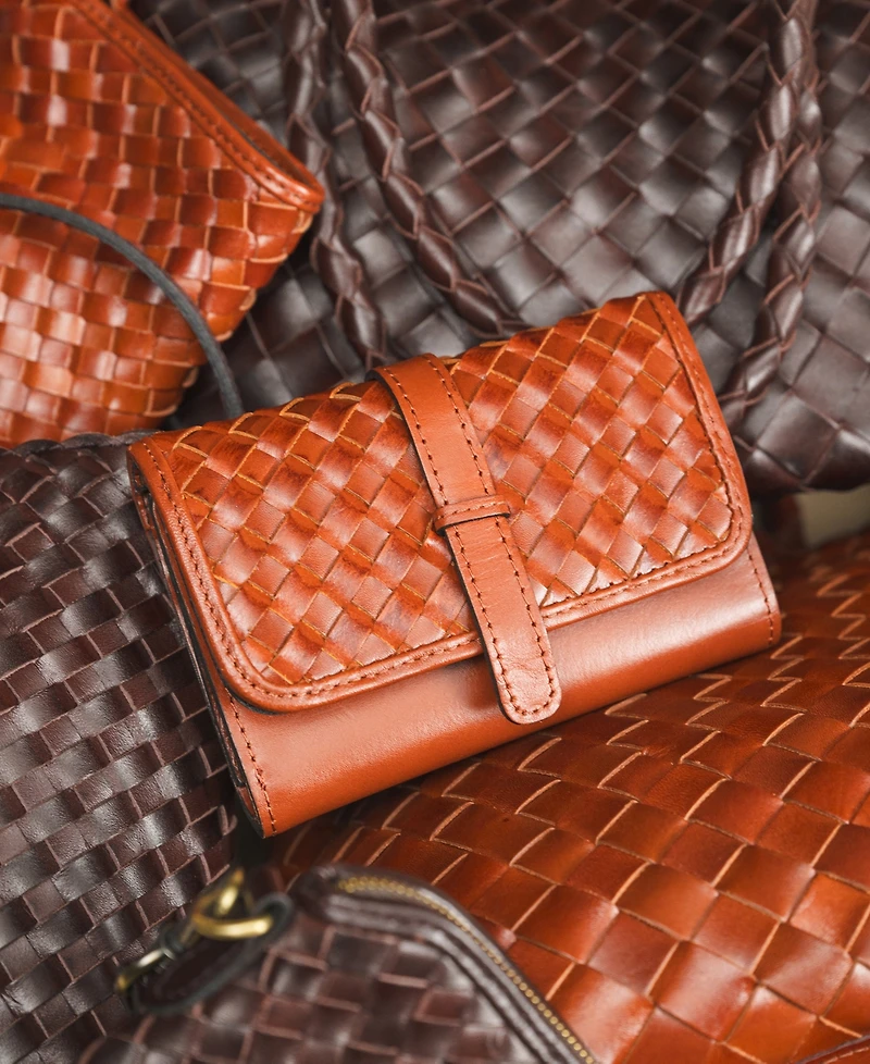 Patricia Nash Perla Trifold Leather Wallet