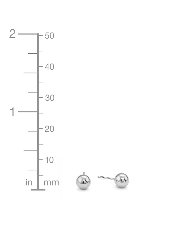 And Now This 3-Pc. Set Silver Plated Ball Stud Earrings