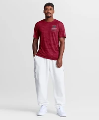 Nike Men's Burgundy Washington Commanders Sideline Double Covered Dri-fit Velocity T-Shirt