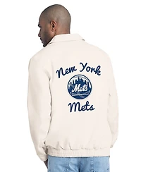 Starter Men's White New York Mets Franchise Lightweight Full-Zip Jacket
