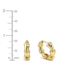 And Now This Graduated Point Hinged Hoop Earrings
