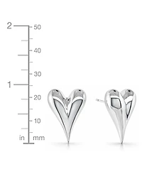 And Now This Puff Heart Post Earrings