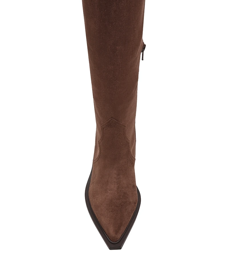 Dv Dolce Vita Women's Greva Tall Pull-On Cowboy Western Boots