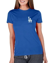 Concepts Sport Women's Royal Los Angeles Dodgers Marathon Knit Top