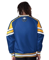 Starter Men's Royal Buffalo Sabres Reliever V-Neck Pullover Jacket