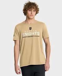 Fanatics Men's Gold Vegas Golden Knights Authentic Pro Rink Tech T-Shirt