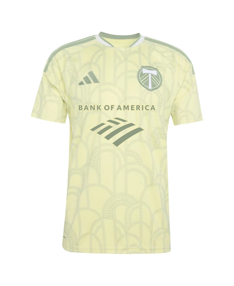 Adidas Men's Finn Surman Yellow Portland Timbers 2026 Civic Stadium Kit Replica Jersey