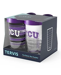 Tervis Tcu Horned Frogs 4-Pack 16oz. Classic Tumbler Set