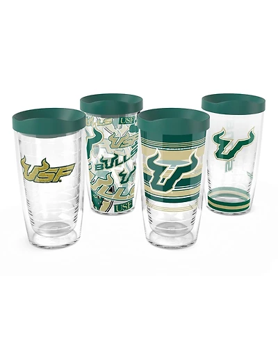 Tervis South Florida Bulls 4-Pack 16oz. Classic Tumbler Set
