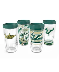 Tervis South Florida Bulls 4-Pack 16oz. Classic Tumbler Set