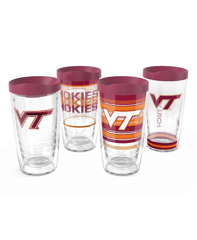 Tervis Virginia Tech Hokies 4-Pack 16oz. Classic Tumbler Set