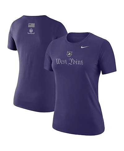 Nike Women's Purple Army Black Knights West Point 250 Collection Dri-fit T-Shirt