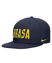 Nike Men's Navy Brazil National Team 2025 Pro Snapback Hat