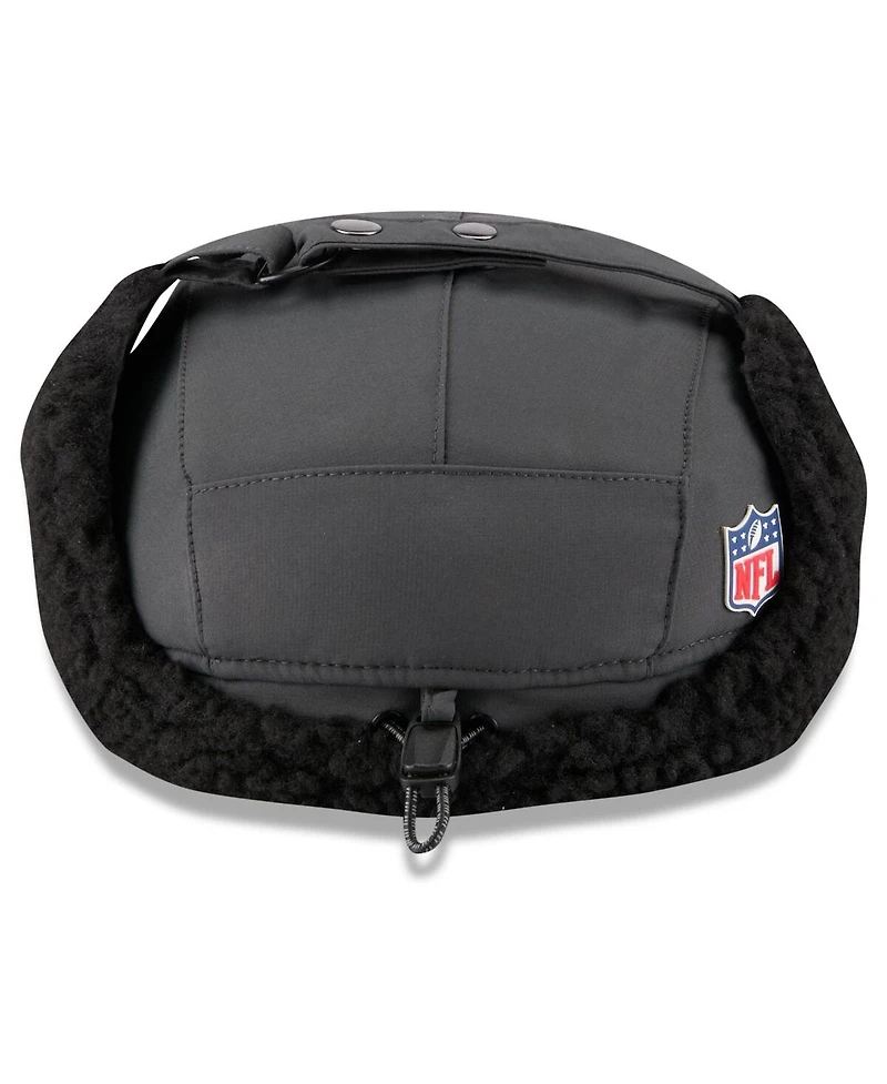New Era Men's Charcoal Cincinnati Bengals 2025 Sideline Cold Weather Runner Dog Ear Adjustable Hat