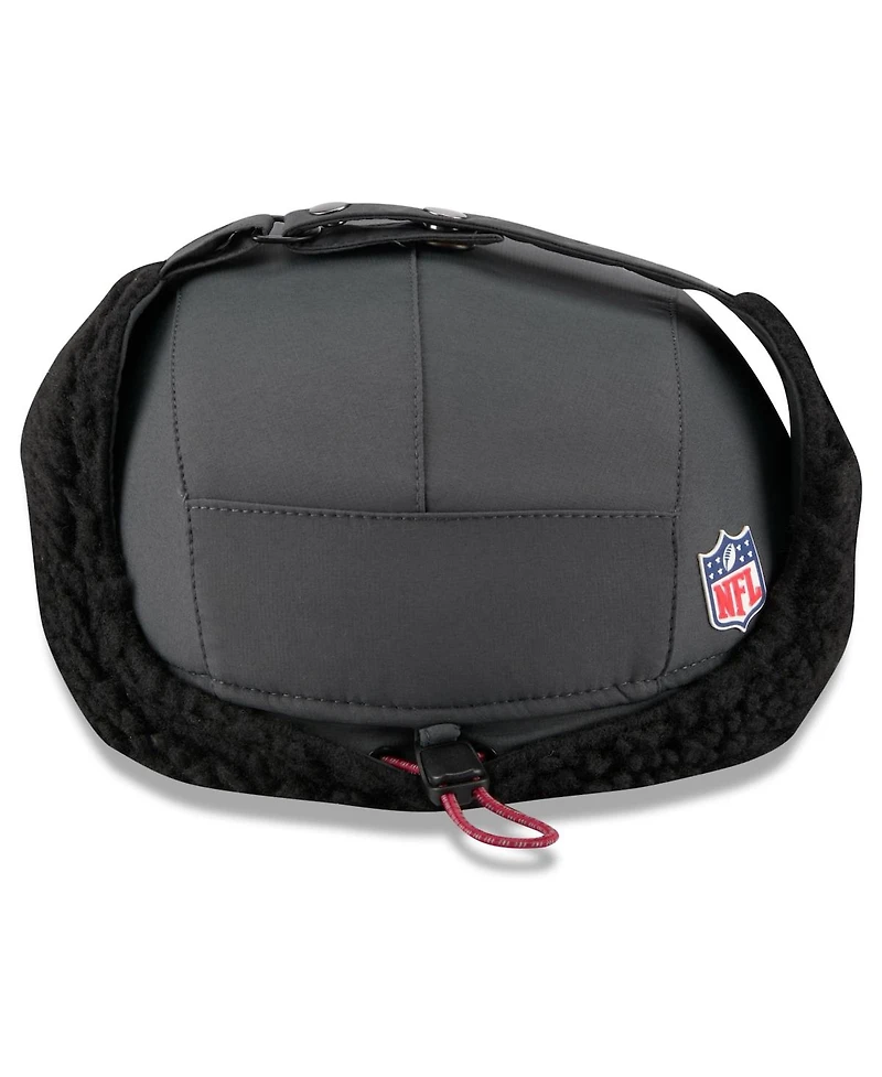 New Era Men's Charcoal Arizona Cardinals 2025 Sideline Cold Weather Runner Dog Ear Adjustable Hat