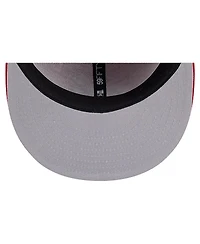 New Era Men's Red Jersey Devils Injection Dog Ear Classic Fitted Hat