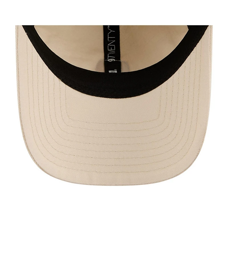 New Era Men's Beige Fc Cincinnati Micro Team Logo 9TWENTY Adjustable Hat