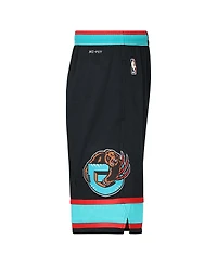 Nike Big Boys and Girls Black Memphis Grizzlies Hardwood Classics Dri-fit Swingman Shorts