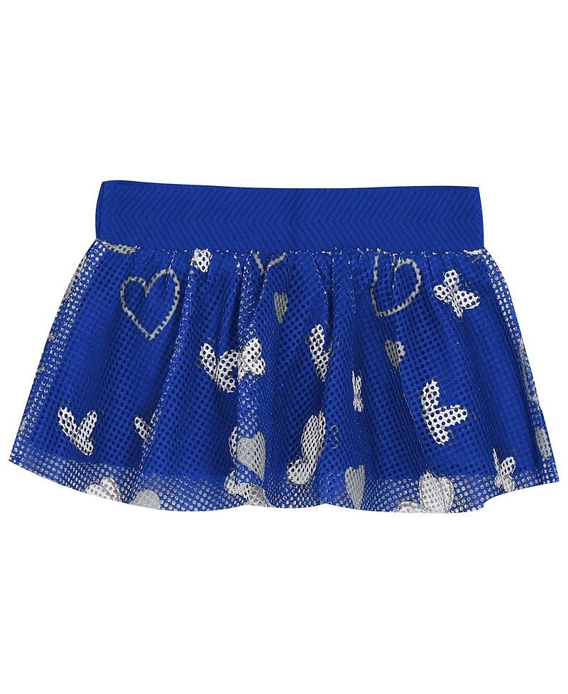 Outerstuff Baby Girls Los Angeles Dodgers Bodysuit, Headband and Skirt Set