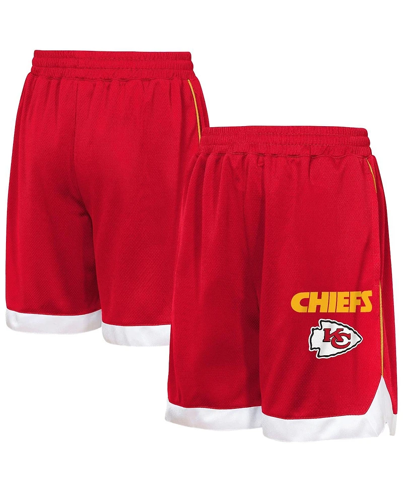 Outerstuff Big Boys and Girls Red Kansas City Chiefs All Star Mesh Shorts