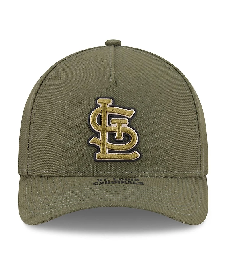 New Era Big Boys and Girls Olive St. Louis Cardinals 2026 Armed Forces Day 9FORTY M-Crown Adjustable Hat
