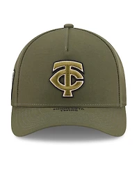 New Era Big Boys and Girls Olive Minnesota Twins 2026 Armed Forces Day 9FORTY M-Crown Adjustable Hat