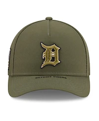 New Era Big Boys and Girls Olive Detroit Tigers 2026 Armed Forces Day 9FORTY M-Crown Adjustable Hat