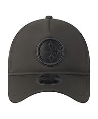 New Era Men's Black Pittsburgh Steelers Apex 9FORTY Adjustable Hat
