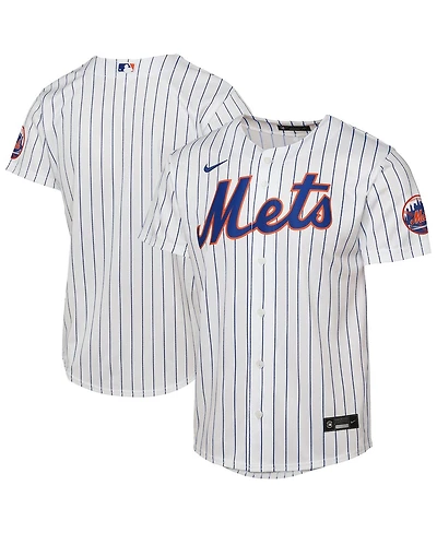 Nike Big Boys and Girls White New York Mets Home Stadium Jersey