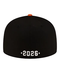New Era Men's Black San Francisco Giants vs. Monterrey Sultanes 2026 Matchup 59FIFTY Fitted Hat