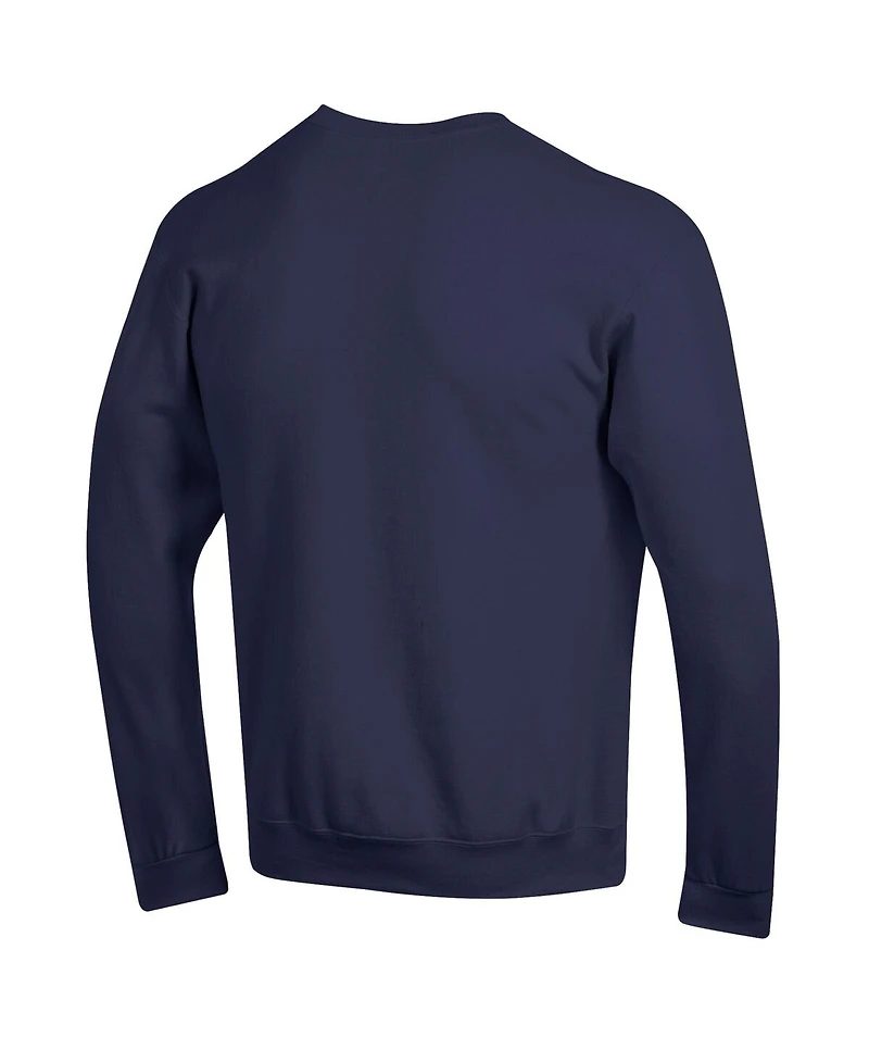 Champion Men's Navy New York Yankees Heart Soul Powerblend Sweatshirt