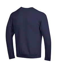 Champion Men's Navy New York Yankees Heart Soul Powerblend Sweatshirt