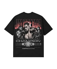 Zuffa Boxing Merchandise Men's Black Jai Opetaia and New Cruiserweight Champion Boxy T-Shirt