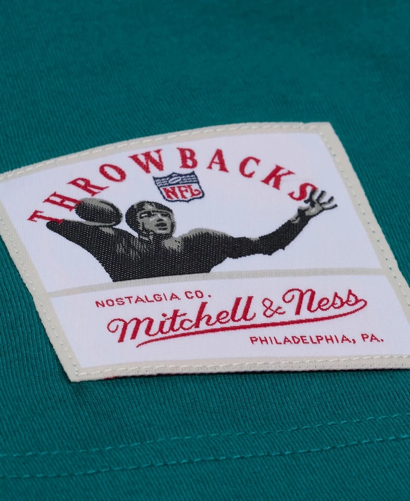 Mitchell & Ness Men's Aqua/Orange Miami Dolphins Head Coach Tank Top