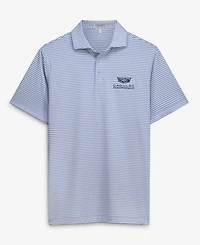 Peter Millar Men's Blue Cadillac Championship Owens Performance Jersey Polo Shirt