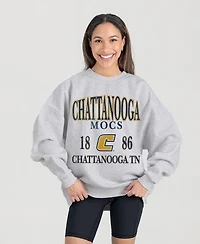 Gameday Couture Women's Ash Tennessee Chattanooga Mocs Premium Fleece Pullover Sweatshirt