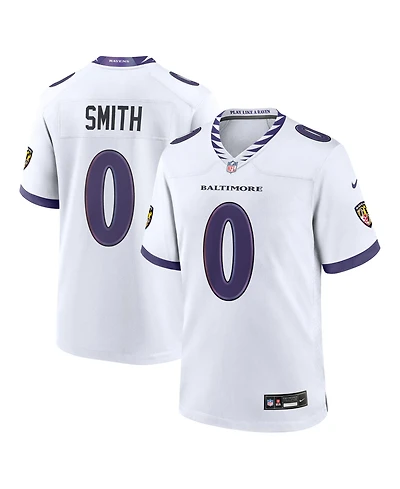 Nike Men's Roquan Smith White Baltimore Ravens Game Jersey