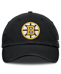 Fanatics Men's Black Boston Bruins Primary Logo Adjustable Hat