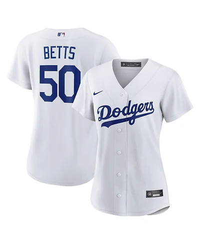 Nike Women's Mookie Betts White Los Angeles Dodgers Home Replica Jersey