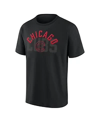 Fanatics Men's Chicago Cubs Black Out Heavyweight T-Shirt