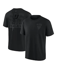 Fanatics Men's San Antonio Spurs Blackout Heavyweight T-Shirt