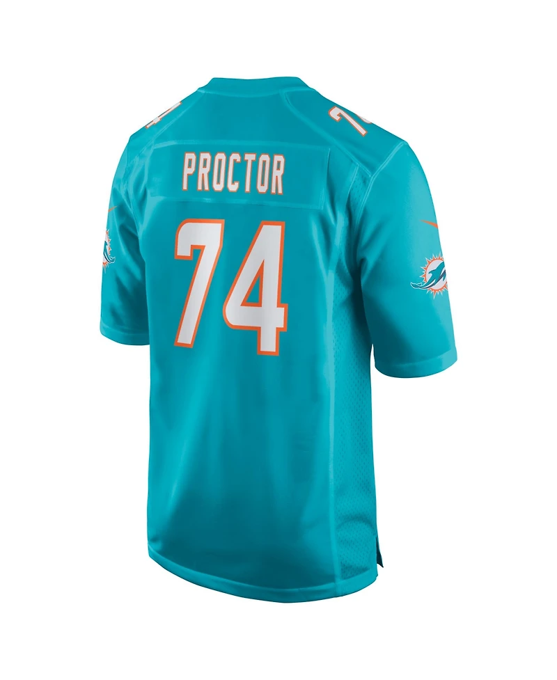 Nike Men's Kayden Proctor Aqua Miami Dolphins 2026 Nfl Draft First Round Pick No. 12 Team Game Jersey