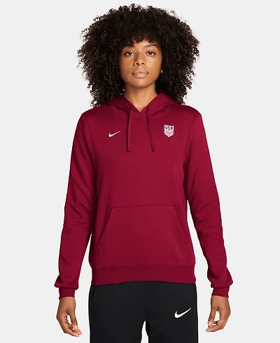 Nike Women's Red Usmnt Club Fleece Hoodie