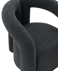 Manhattan Comfort Darian 2-Piece Boucle Upholstered Lounge Chairs