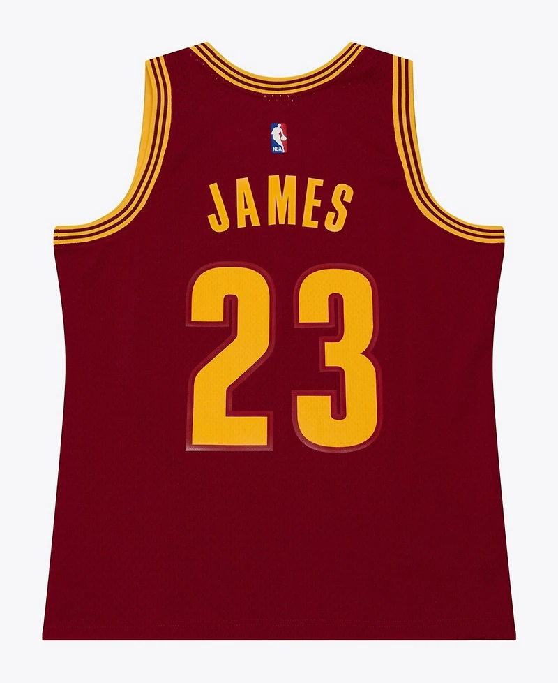 Mitchell & Ness Men's LeBron James Wine Cleveland Cavaliers 2015-16 Swingman Jersey