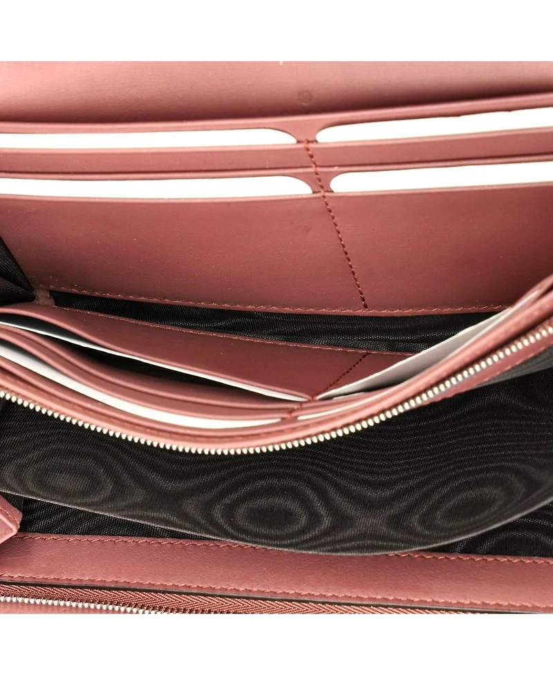 Pre-Owned Gucci Long Dionysus Chain Wallet Blooms Print Gg Coated Canvas