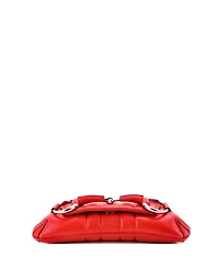 Pre-Owned Gucci Medium Horsebit Chain Shoulder Bag Vertical Quilted Leather