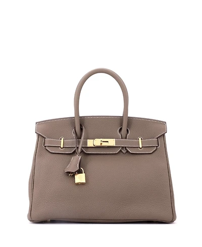Pre-Owned Hermes Birkin Handbag Togo with Gold Hardware