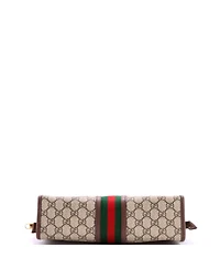 Pre-Owned Gucci Medium Ophidia Pouch Gg Coated Canvas