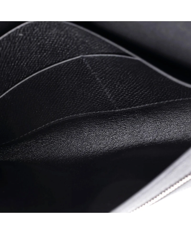 Pre-Owned HERMES Long New H Passant Wallet Leather